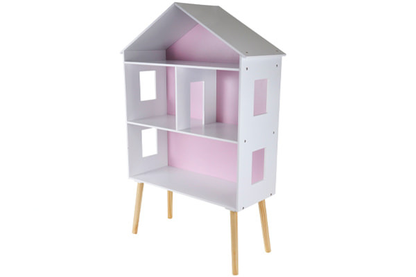 Die Rückwand ist wendbar - rosa oder weiß