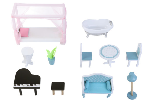 Enthält 11 Möbelstücke