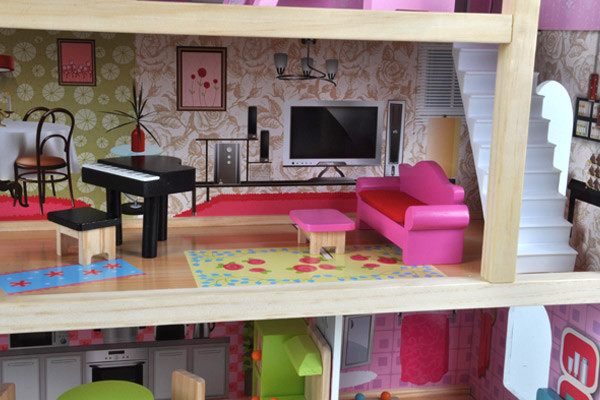 Wohnzimmer mit Sitzecke