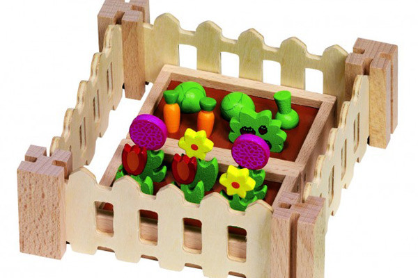 Gemüse und Blumen zur Anpflanzung