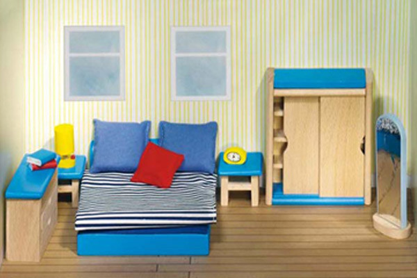 Vervollständige das Schlafzimmer