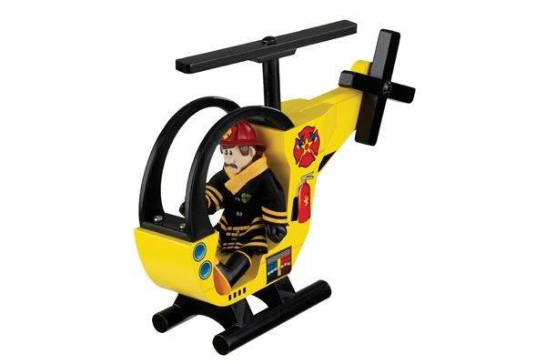 Hubschrauber mit Brandpilot