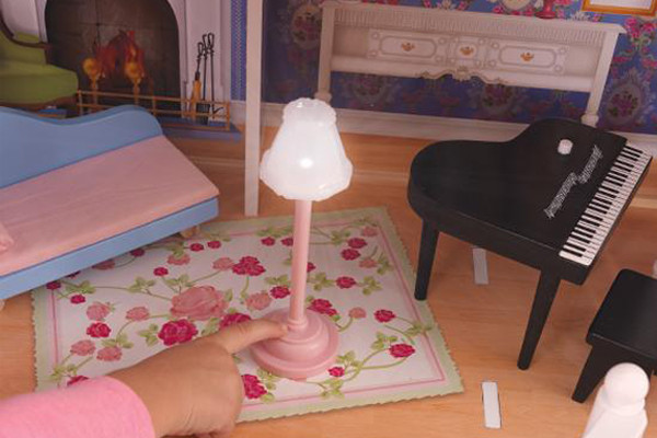 Die Lampe kann eingeschaltet werden