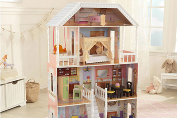 Das Puppenhaus ist 130 cm hoch