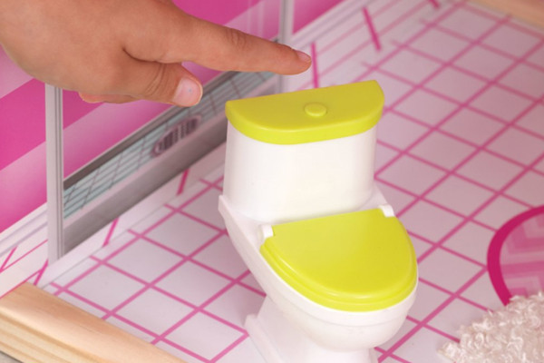 Toilette mit Spülgeräusch