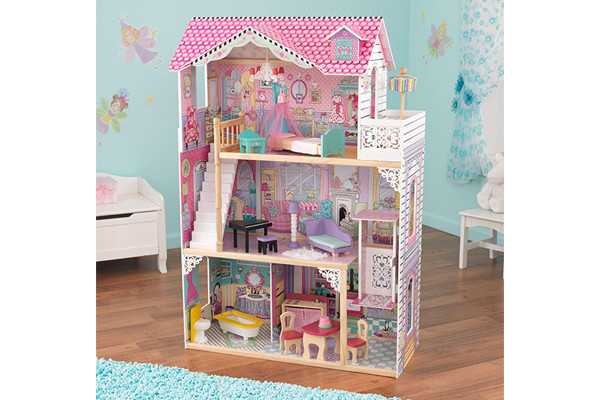 Das Puppenhaus ist 117 cm hoch